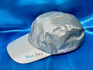 【Max Dry】スポーツ・ランニングキャップ・サイクリング・ジョギング・ウォーキング・ジム・ヨガに・グレー　灰色　帽子