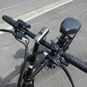 1円～SUNPIE ディスク式 折り畳み電動自転車 36V 7.5Ah 16インチ 黒色 動作確認済 247の画像3
