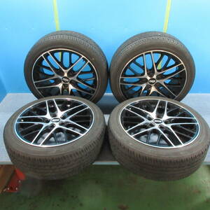 X　BBS　ビービーエス　18インチ　アルミホイール　5穴　PCD114.3　7.5Ｊ　48　 中古