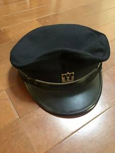 戦後すぐ昭和30年頃の制服の帽子　中学校または小学校の制帽　昭和レトロ学生帽 学帽 当時物 