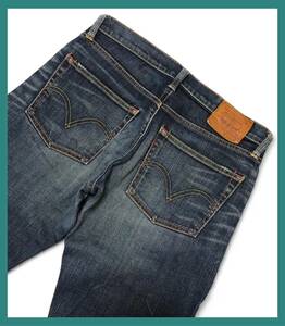 950◆Levi's リーバイス◆色落ち抜群 705 ユーズド加工 ストレッチ デニム ジーンズ W31L32