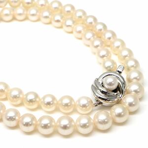 TASAKI(田崎真珠)◆アコヤ本真珠ネックレス/ 4 ◆A 約30.8g 約42.0cm 6.5-7.0mm珠 pearl パール jewelry necklace ジュエリー EB0/EC0