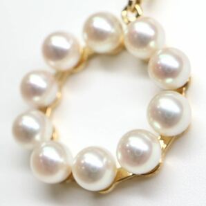 MIKIMOTO(ミキモト)◆K18アコヤ本真珠ネックレス◆A 約3.4g 約40.0cm 3.0mm珠 pearl パール necklace ジュエリー jewelry EB1/EB4の画像5