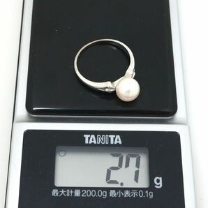 MIKIMOTO(ミキモト)◆K14 アコヤ本真珠リング◆A 約2.7g 約15号 7.5mm珠 pearl ジュエリー ring 指輪 EA2/EA2の画像7