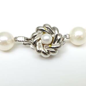 ◆アコヤ本真珠ネックレス/ 7 ◆A 約42.1g 約43.0cm 8.0-8.5mm珠 pearl パール jewelry necklace ジュエリー CE0/DE0の画像6
