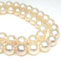 大珠!!◆アコヤ本真珠ネックレス/ 24 ◆A 約47.0g 約42.5cm 8.5mm珠 pearl パール jewelry necklace ジュエリー DC0/EA0_画像5