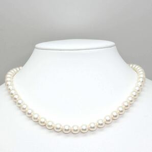 TASAKI(田崎真珠)箱付き!!◆アコヤ本真珠ネックレス ◆A 約33.2g 約43.0cm 7.0-7.5mm珠 pearl パール jewelry necklace EC0/EC5の画像3