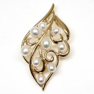 高品質!!MIKIMOTO(ミキモト)◆K18 本真珠ペンダントトップ◆A 約4.8g パール pearl pendant EC0/ED0