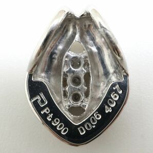 POLA jewelry(ポーラ)◆Pt900 天然ダイヤモンドペンダントトップ◆A 約3.2g diamond pendant top EA6/EA7の画像4