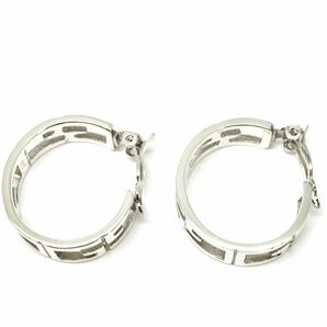 ◆silver925 フープイヤリング◆A 約12.9g ジュエリー jewelry earring DB0/DB0の画像7