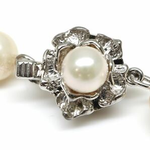 ◆アコヤ本真珠ネックレス/ 19 ◆A 約31.8g 約42.0cm 7.0-7.5mm珠 pearl パール jewelry necklace ジュエリー DD0/DF0の画像6