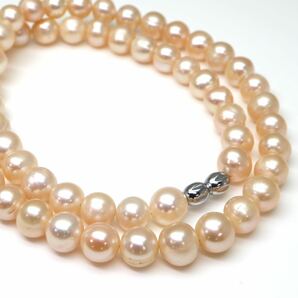 ◆本真珠ネックレス/ 38 ◆A 約41.9g 約46.5cm 8.5mm珠 pearl パール jewelry necklace ジュエリー DC8/DC8の画像1