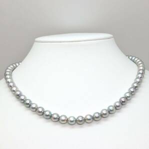 ◆アコヤ本真珠ネックレス/ 31 ◆A 約32.9g 約43.5cm 7.0-7.5mm珠 pearl パール jewelry necklace ジュエリー CE0/DE0の画像2