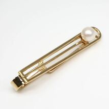 MIKIMOTO(ミキモト)◆K14 アコヤ本真珠 タイバーおまとめ◆A◎ 約3.2g 約5.0mm珠 パール pearl jewelry ジュエリー EA5/EA6_画像1