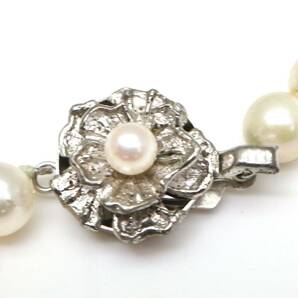◆アコヤ本真珠ネックレス/ 1 ◆A 約27.3g 約40.5cm 6.5mm珠 pearl パール jewelry necklace ジュエリー DE0/DH0の画像6