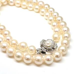 ◆アコヤ本真珠ネックレス/ 5 ◆A 約31.9g 約42.5cm 7.0mm珠 pearl パール jewelry necklace ジュエリー DE0/EA5の画像4