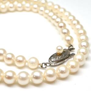 ◆アコヤ本真珠ネックレス/ 12 ◆As 約19.7g 約41.0cm 5.5mm珠 pearl パール jewelry necklace ジュエリー DA0/DH0の画像4