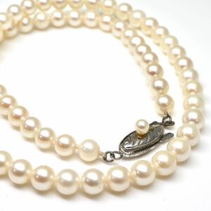 ◆アコヤ本真珠ネックレス/ 12 ◆As 約19.7g 約41.0cm 5.5mm珠 pearl パール jewelry necklace ジュエリー DA0/DH0