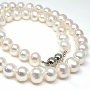 テリ良し!!◆本真珠ネックレス/ 33 ◆A◎ 約55.9g 約44.0cm 4.0-4.5mm珠 pearl パール jewelry necklace ジュエリー DE0/DE0の画像1