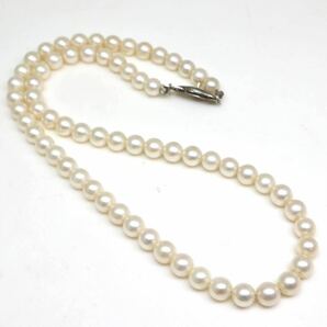 ◆アコヤ本真珠ネックレス/34◆A● 19.1g 40.0cm 5.5-6.0mm 真珠 パール pearl ジュエリーjewelry necklace EA3/EA3の画像7