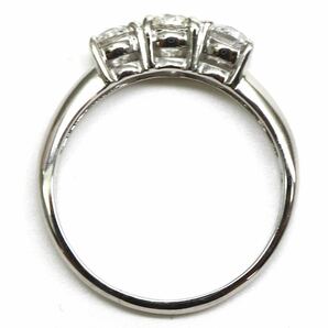 豪華!!1ct up!!JEWELRY MAKI(ジュエリーマキ)◆Pt850 天然ダイヤモンドリング◆A 約5.2g 約20号 1.53ct diamond ring指輪 jewelry EI7/FA1の画像6