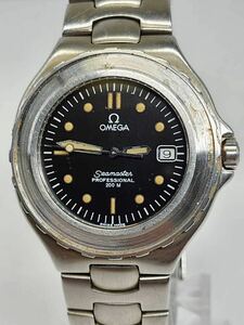 OMEGA オメガ Seamaster シーマスター プロフェッショナル 200M クオーツ ダイバー 黒文字盤 SS メンズ 腕時計