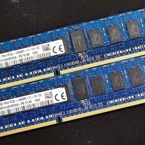 16GB (8GB 2枚組) DDR3L PC3L-12800R DDR3L-1600 REG 1Rx4 240pin ECC Registered SK-Hynix サーバー MacPro向け (管:SA5733 x4sの画像1