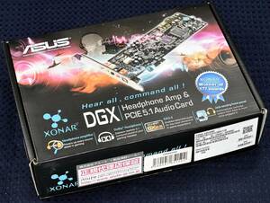 ASUS XONAR/DXG 5.1ch出力サウンドカード [Windows7 8 10] 未使用品レベルの美品 (管:SAFX1