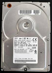 (送料無料) IBM DCAS-34330 (DCAS-34330UW) (容量:4.3GB Ultra160 68pin SCSI UltraWideSCSI) 68pin 複数出品(2台) (管:ASH2 x2s