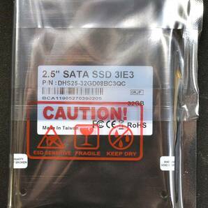 (未使用品/バルク) Innodisk DHS25-32GD08BC3QC 2.5 SATA SSD 3IE3 SATA III 6Gb/s iSLC(長寿命性) R:440MB W:240MB) 7mm SLC (管:SAS3 x9sの画像2