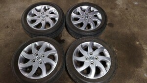 パレットsw 純正ホイールタイヤセット　中古　４本セット　165/55R14