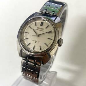 SEIKO セイコー クロノメーター ハイビート 腕時計 手巻き メダリオン 1944-0020 レディース シルバー文字盤 稼働 yt012502の画像1