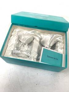 未使用品 TIFFANY&Co. ティファニー グラス ペアグラス ロックグラス タンブラー 箱付き 食器 ik040302