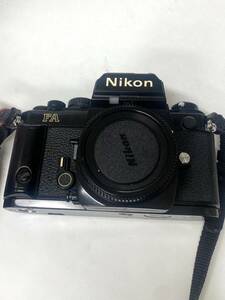 美品 Nikon ニコン FA フィルムカメラ 一眼レフカメラ ボディ 黒 ブラック 動作未確認 ss041701