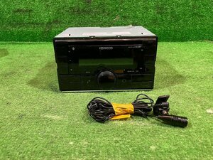 S管理75410 ルークス 外し】★KENWOOD DPX-U760BT デッキ ★CD/Bluetooth/AUX/USB搭載 動作OK マイク付属