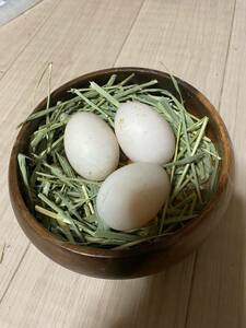  meal for call Duck have . egg egg pure-white 3 piece set 