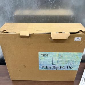  希少 IBM PalmTop PC110 Type 2431-YDW システムインストールデイスク アダプター フロッピーディスク 箱あり 取説有りの画像7