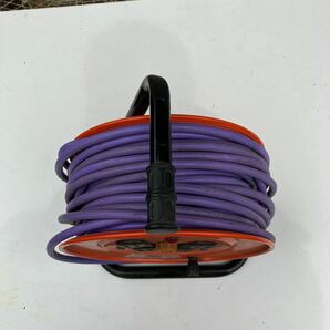 電工ドラム NR-304D（V）ソフトン 室内型 紫 オレンジ 電工ドラム 漏電保護専用 防雨 防塵 屋外型 ドラム 延長コード 日動工業 の画像2