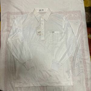 ７８００円の品MIZUNOゴルフ 長袖ポロシャツ 白 Ｌサイズ胸囲９０から９８綿１００%