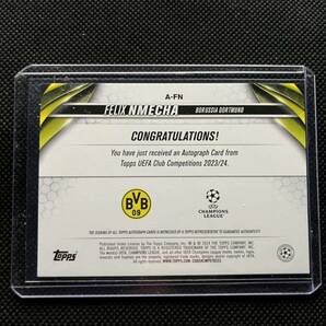 Topps UEFA Club Competitions 2023/24 Felix Nmecha auto Borussia Dortmund の画像2