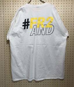 【XL】FR2 Wind And Sea Logo Print Tee shirt White エフアール2 ウィンダンシー バック プリント Tシャツ ホワイト 白 半袖 T244