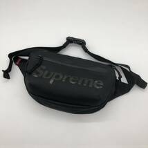 Supreme Waist Bag 21SS Black シュプリーム ウエスト バッグ ブラック 黒 ポーチ カバン サコッシュ T223_画像1