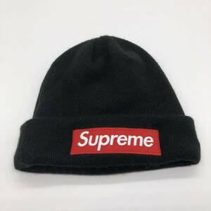 Supreme New Era Box Logo Beanie Black シュプリーム ニューエラ ボックス ロゴ ビーニー ブラック T225