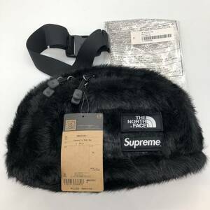 【Free】 新品 Supreme The North Face Faux Fur Waist Bag Black シュプリーム ザ ノース フェイス ウエスト バック ブラック T240