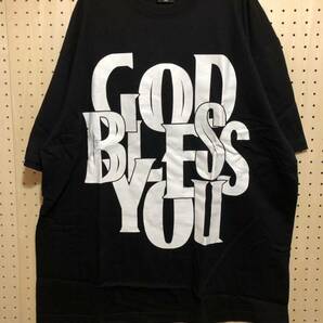 【XXL】Example God Bless You Print Tee Shirt Black イグザンプル ゴッド ブレス ユー プリント Tシャツ ブラック 黒 半袖 T230の画像1