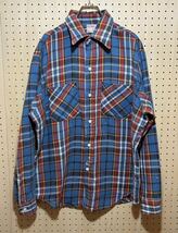 【L】70s Vintage Big Mac JC Penney Heavy Flannel Shirt 70年代 ビッグマック JCペニー ヘビー ネル シャツ 長袖 T224_画像1