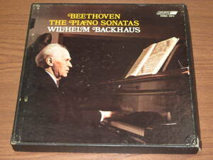 ◆英DECCA盤　ヴィルヘルム・バックハウス（ピアノ）ベートーヴェン　ピアノ・ソナタ全集　10LP　