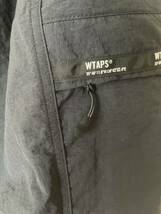 【表記03 Lサイズ】WTAPS TRACKS TROUSERS NYLON. TUSSAH ブラック 黒ナイロンパンツ タグ有り トラックス パンツ ダブルタップス_画像6