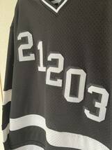 【サイズL】WTAPS supreme Mitchell & Ness Hockey Jersey ブラック 黒 ユニフォーム ゲームシャツ ホッケーシャツ_画像2