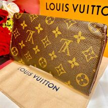 ルイ ヴィトン ポルトフォイユサラモノグラム LOUIS VUITTON 長財布 カード入れ10枚 大人気_画像2